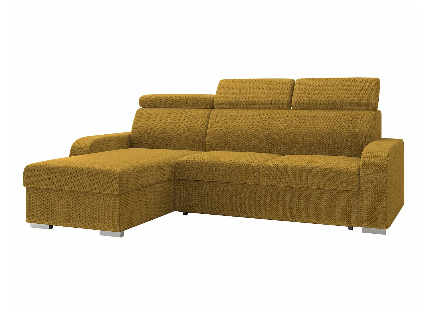 Sofá rinconero Ovos, Amarillo, Función de descanso, Almacenaje