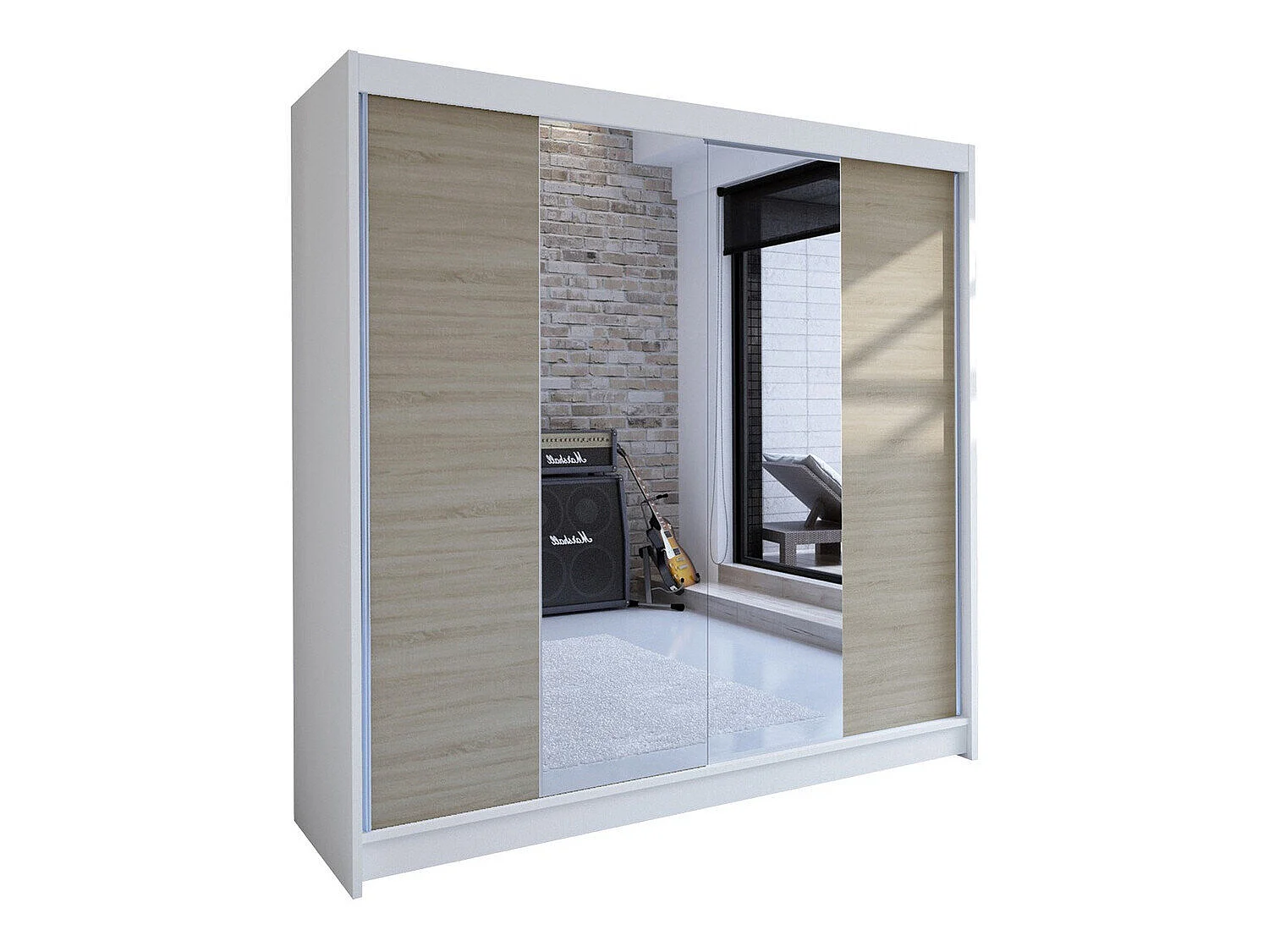 Armoire Closico Cavaris II, Nombre d'étagères: 5, 22x18x6cm