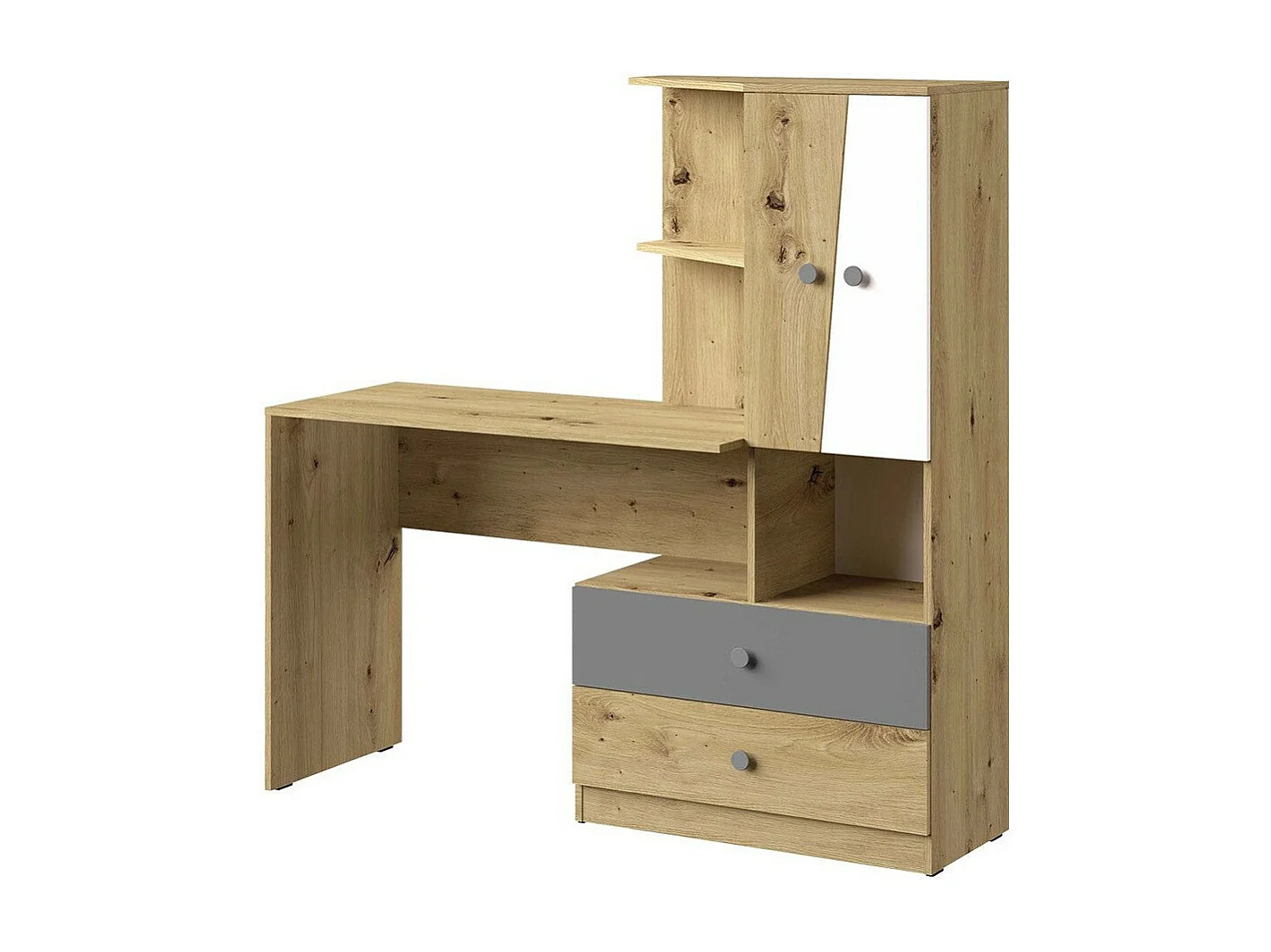 Bureau Almira 110, Avec des portes|Avec tiroirs, Le nombre de portes: 2, 82x150x50cm