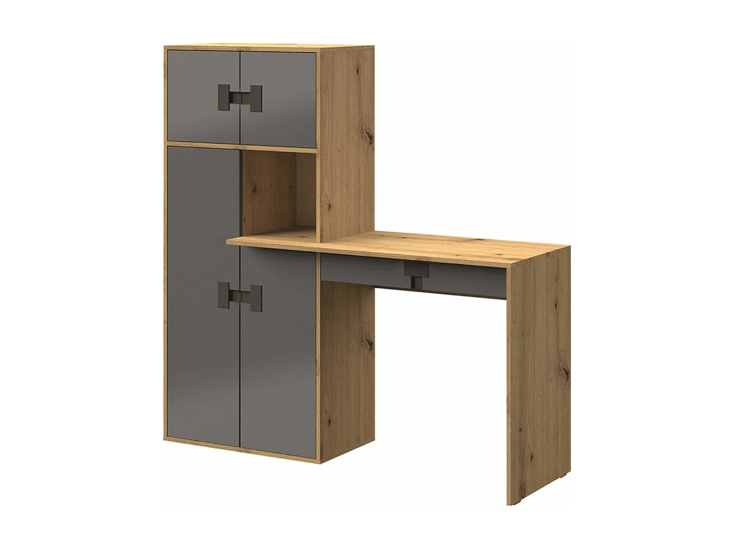 Bureau Florevi 101, Avec des portes|Avec tiroirs, Le nombre de portes: 4, 82x151x50cm