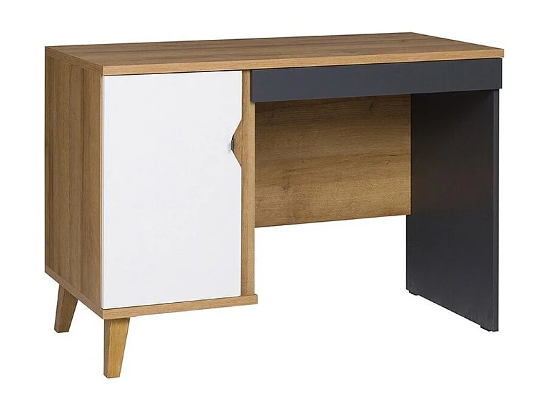 Bureau Etrmoru 128, Avec des portes|Avec tiroirs, Le nombre de portes: 1, 75x110x50cm