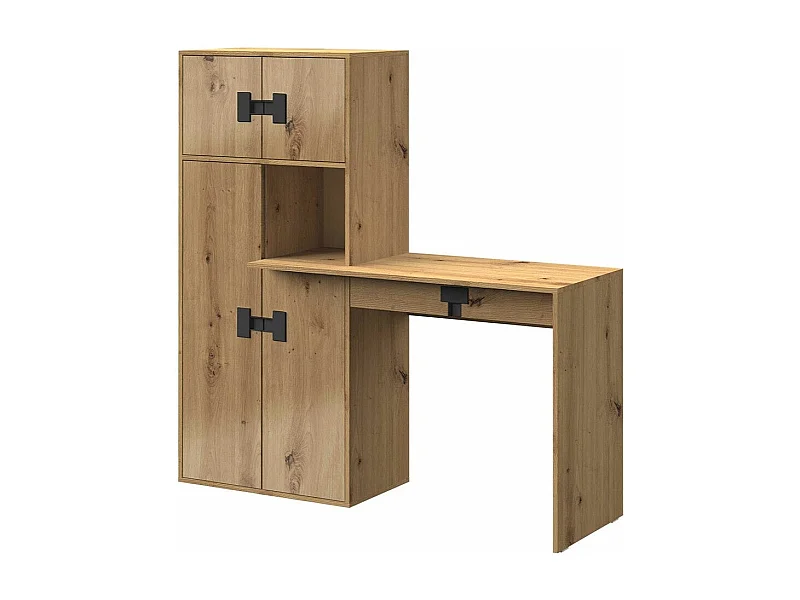 Bureau Florevi 101, Avec des portes|Avec tiroirs, Le nombre de portes: 4, 82x151x50cm