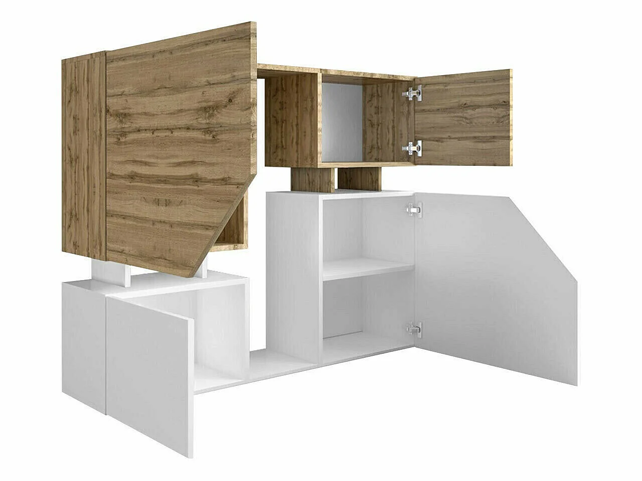 Buffet Comfivo Daldune, Le nombre de portes: 4, Stratifié, 10x12x4cm