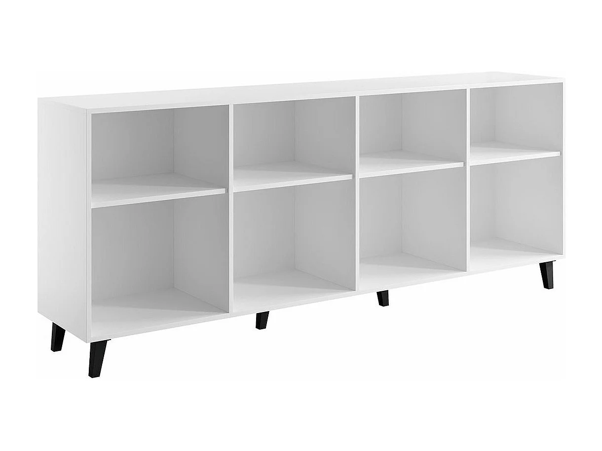 Buffet Charlotte 183, Noir|Craft chêne, 83x201cm, Le nombre de portes: 442cm