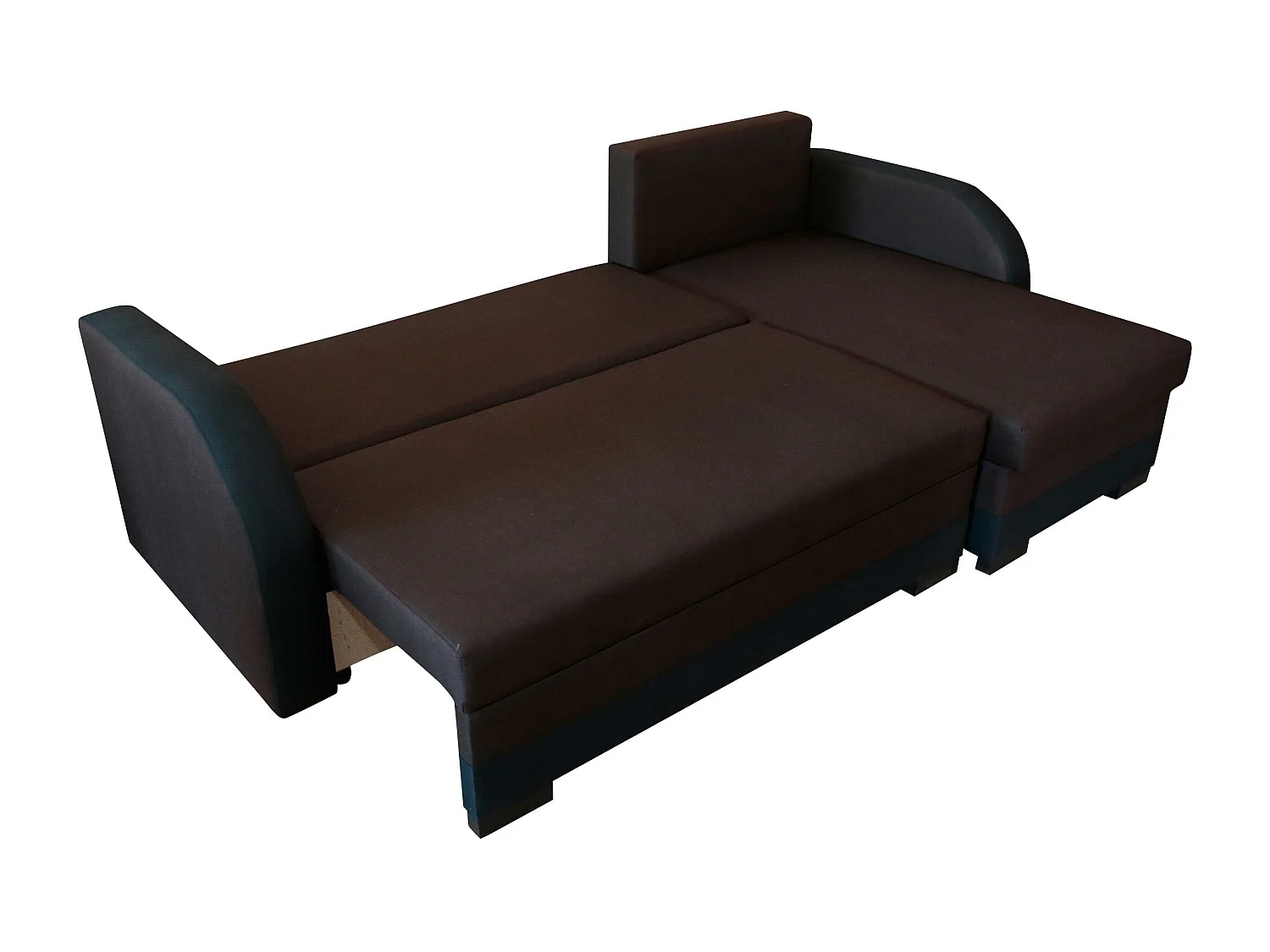 Canapé d'angle Columbus 111, Gris, Disponible, 230x140x85cm