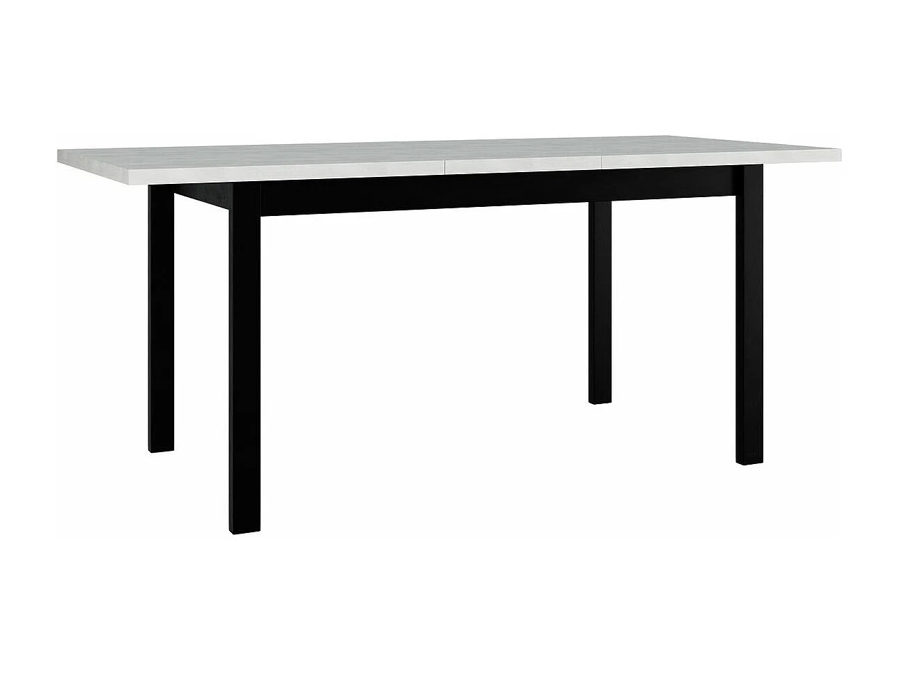 Table Victorville 126, Chêne Artisan|Blanc, 78x80x140cm, Disponible, Stratifié, Bois