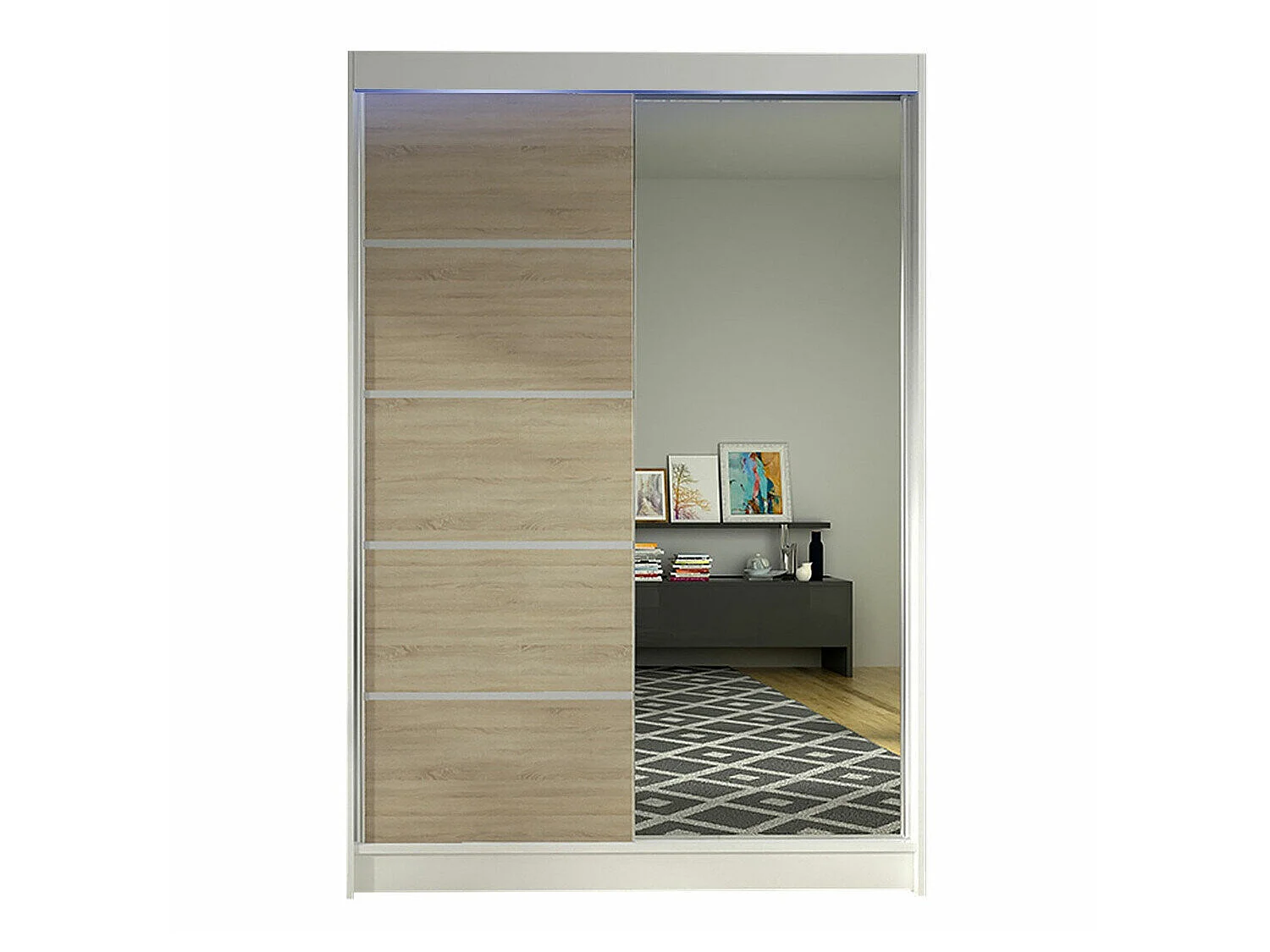 Armoire Closico Salvor III, Nombre d'étagères: 5, 20x12x6cm