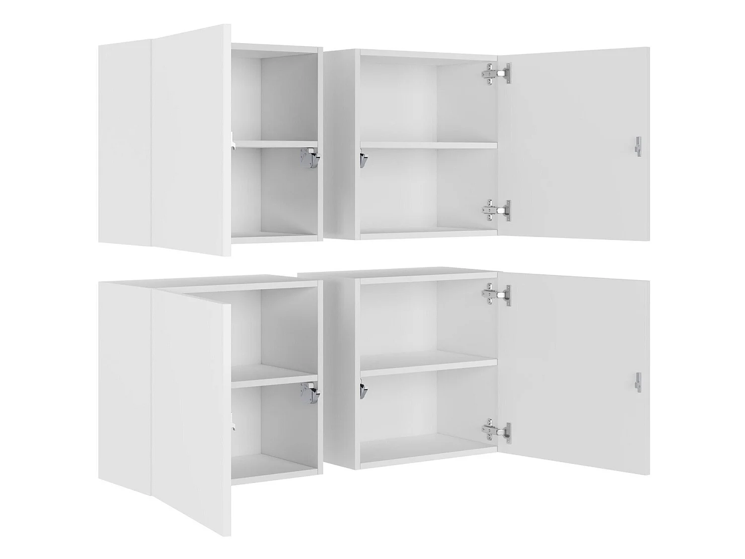 Ensemble d'armoires Vilrin, Stratifié, 10x10x3cm