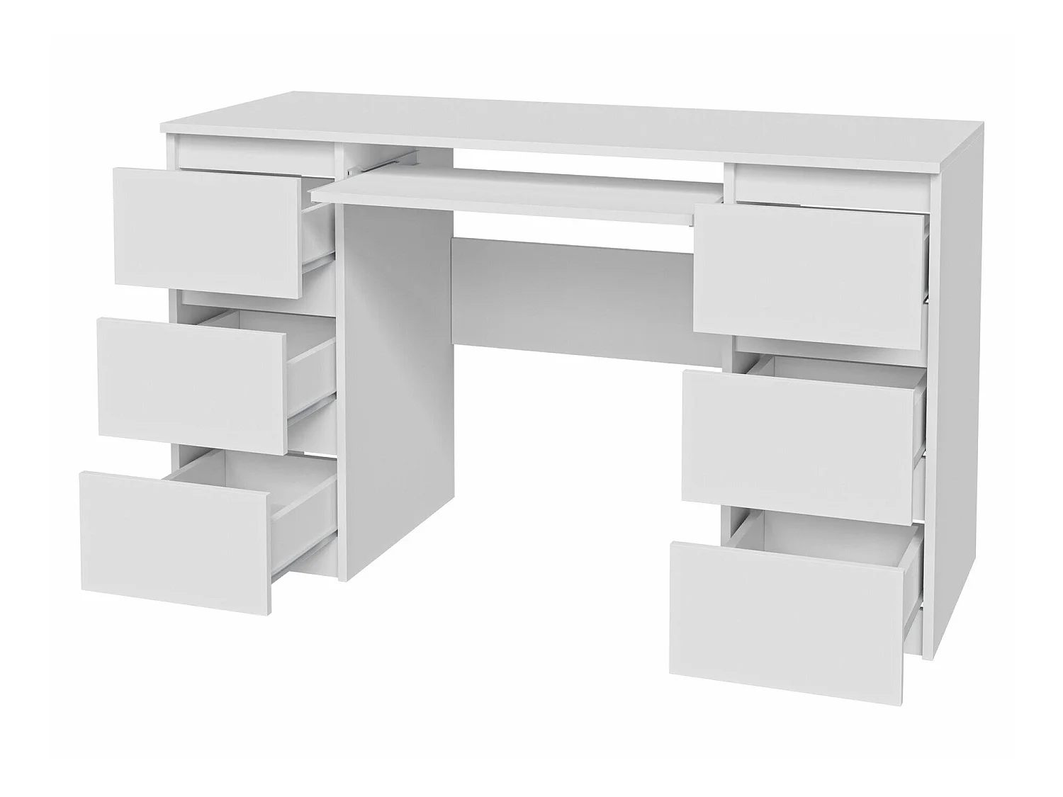 Mesa de oficina Comfivo Cor, Con cajones, Número de cajones: 6