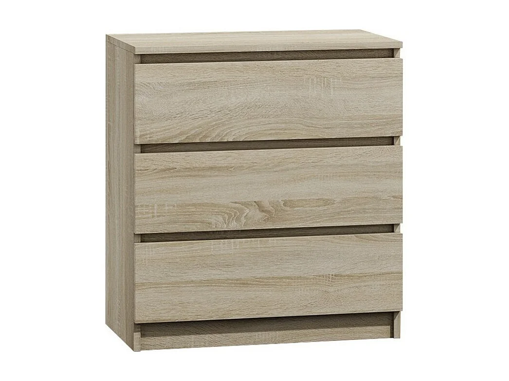 Commode Comfivo 159, Sonoma chêne, Avec tiroirs, Nombre de tiroirs: 3, 77x70x40cm