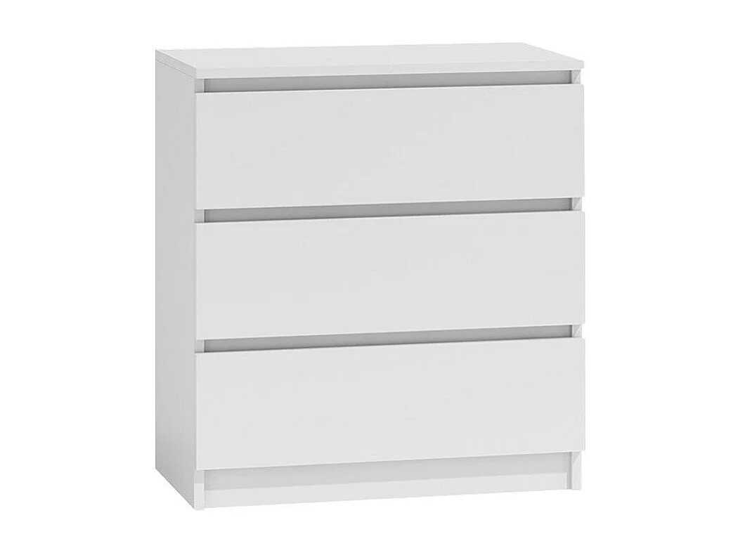 Commode Comfivo 159, Blanc, Avec tiroirs, Nombre de tiroirs: 3, 77x70x40cm