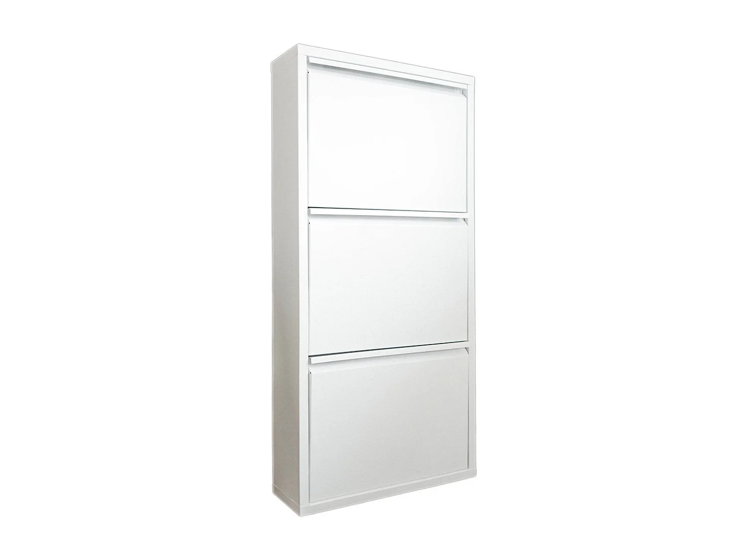 Scarpiera Alexa, 6 Paia, 15x50x104h cm Bianco, Mobile Portascarpe