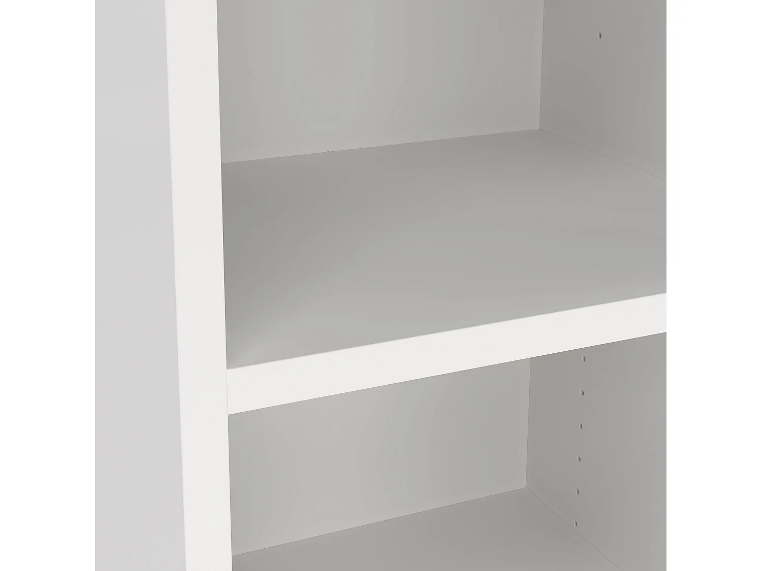 Estante Dtern, Estante de escritório, Estante, Biblioteca, 47x40 h222 cm, Branco