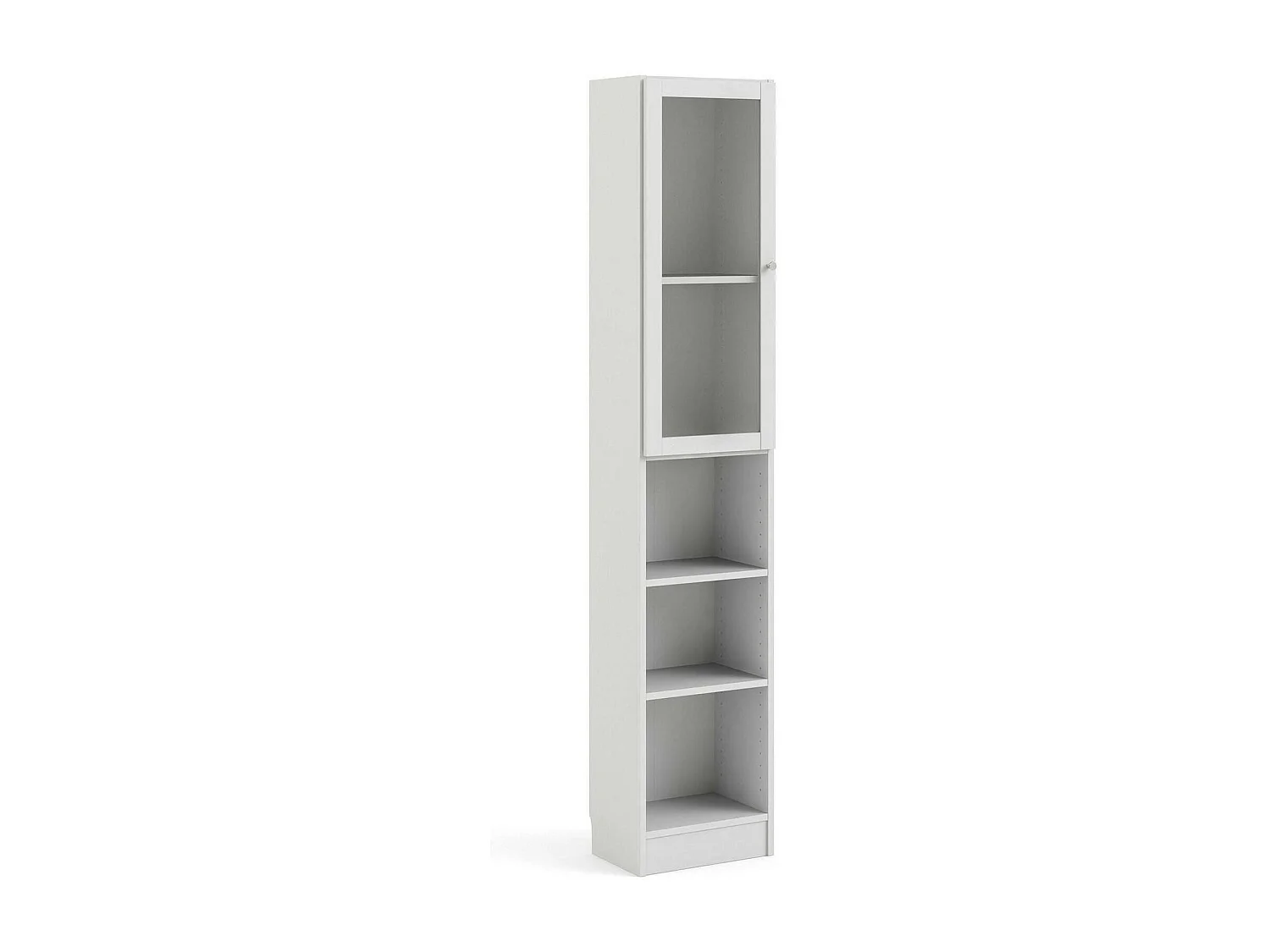 Dsitu boekenkast, Kantoorplank, Boekenkast, Bibliotheek, 41x28 h203 cm, Wit