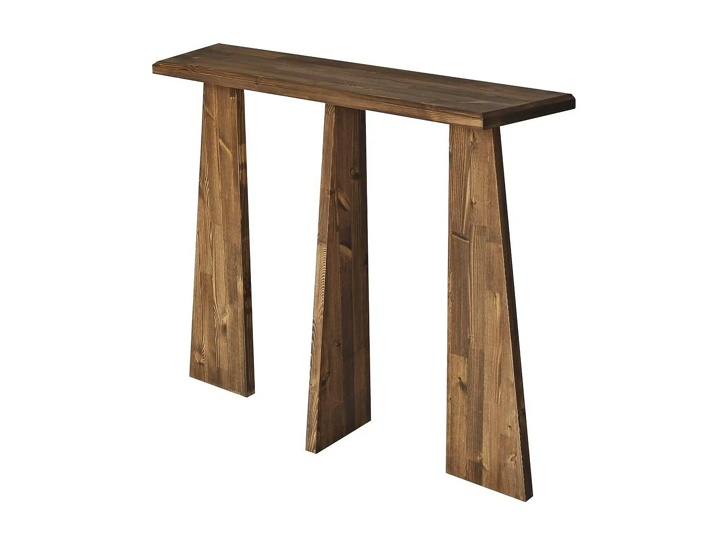 Consola Dflamign, Mesa multiusos, Gabinete de soporte, Escritorio de pasillo, 100x28 h83 cm, Nuez