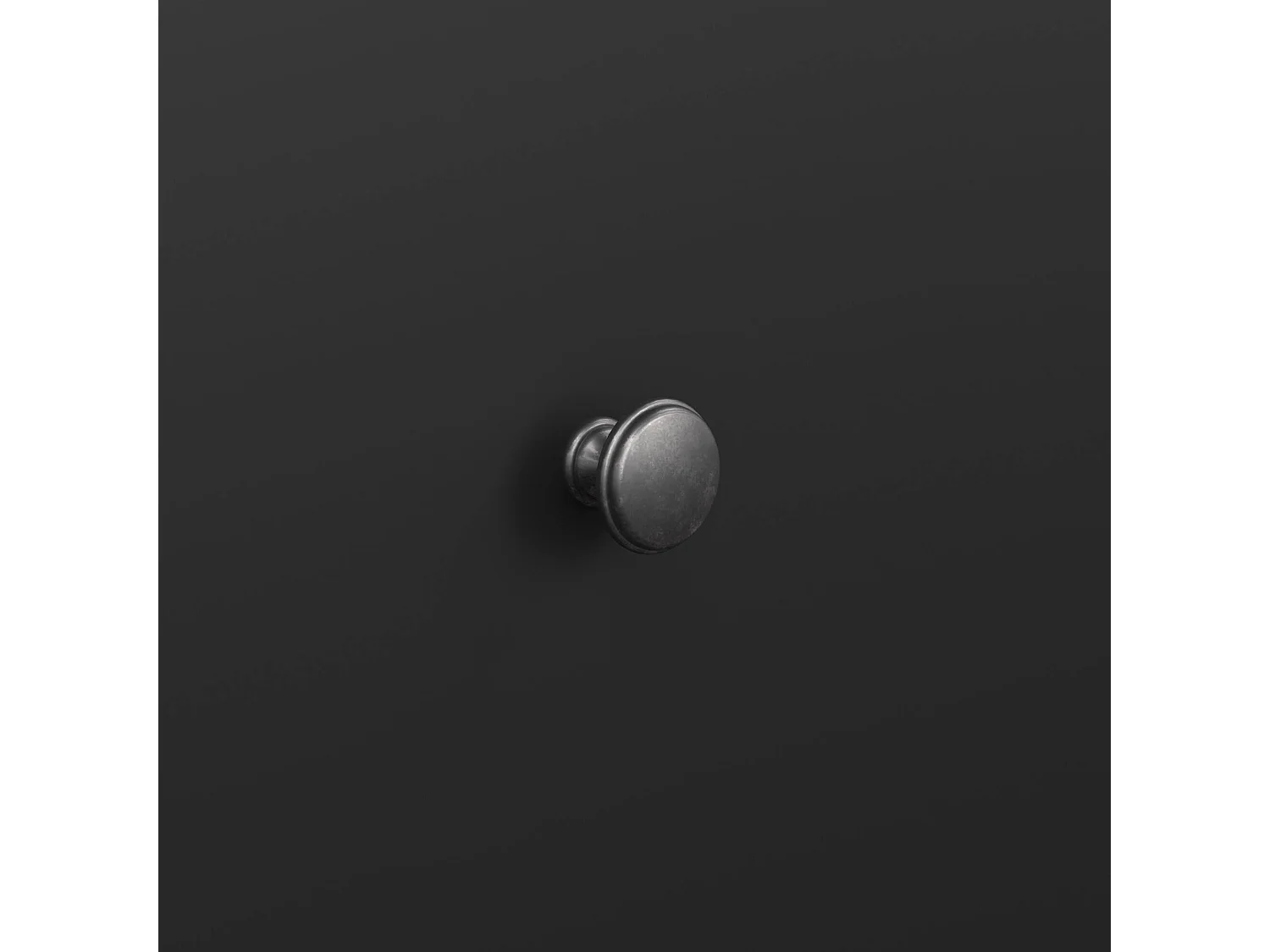 Kommode Dsanson, Wohnzimmerbuffet, Wohnzimmer-Sideboard, Moderne Küchen-Speisekammer, 163x52 h88 cm, Schwarz