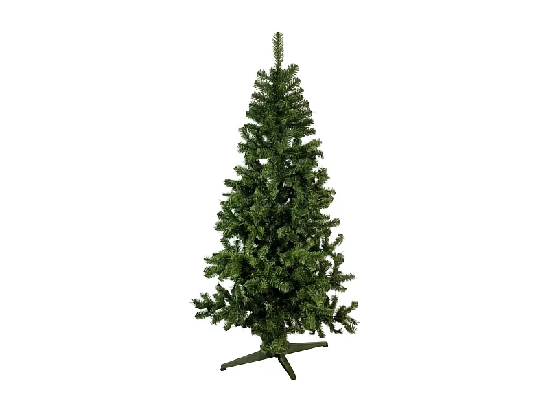 Albero di Natale 120 cm Jingles, 236 Rami Made in Italy, 120h cm Verde