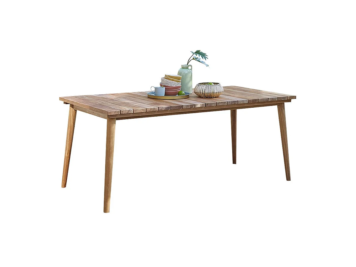 Table de jardin en teck massif 6/8 places