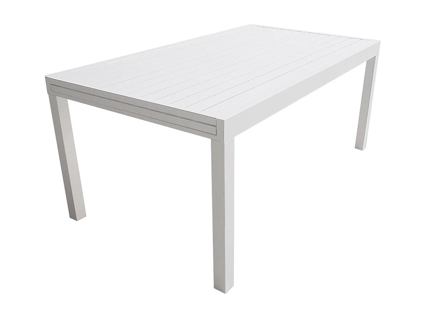 VENEZIA Uitschuifbare aluminium tuinset 180/300 - wit