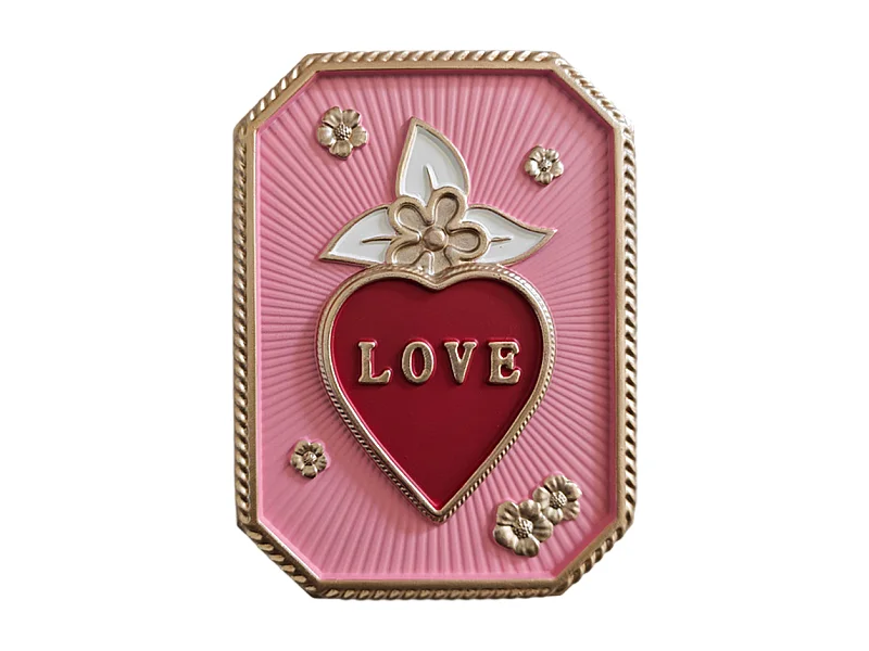 Déco murale cœur love 15x20cm