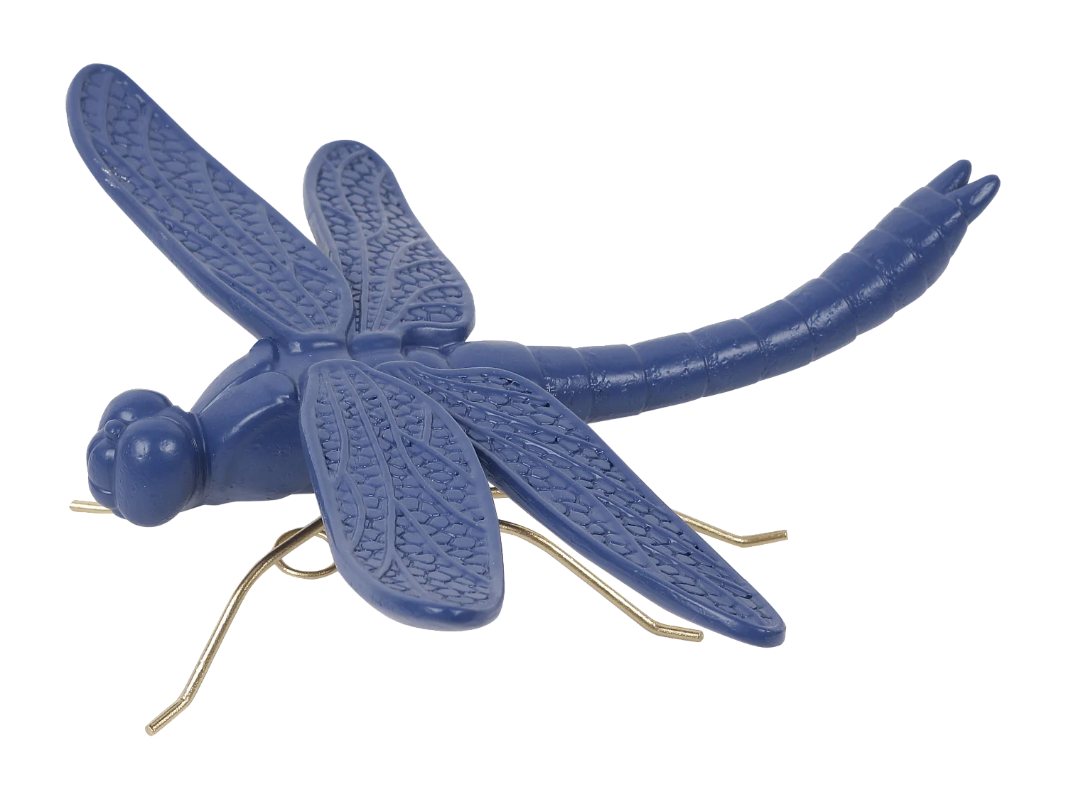 Déco murale libellule bleu 19.8x18.3x6cm