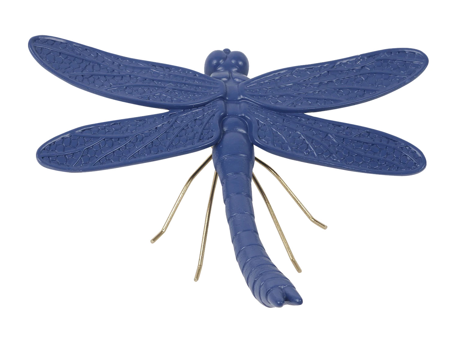 Déco murale libellule bleu 19.8x18.3x6cm