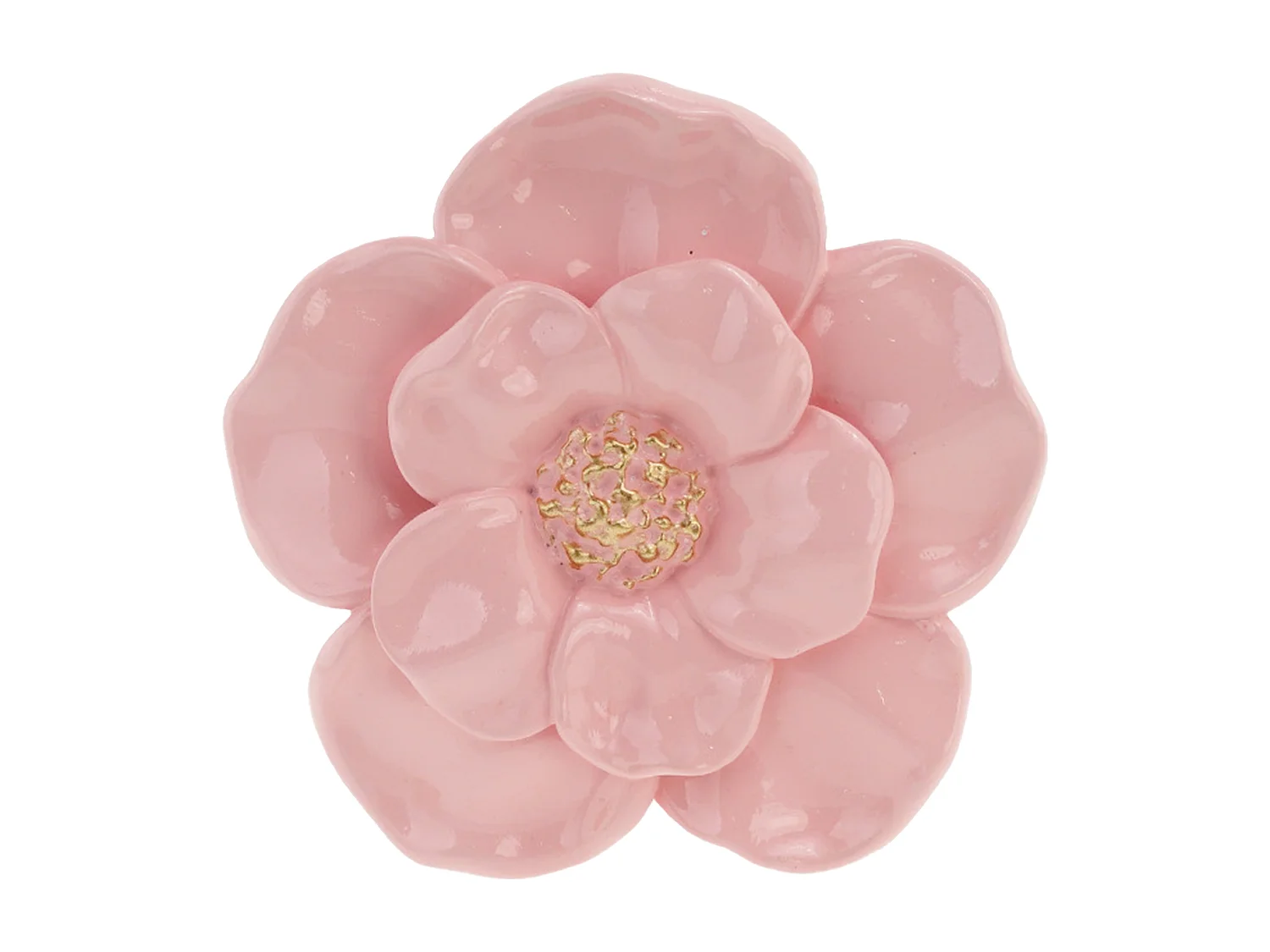 Déco murale fleur rose 15cm