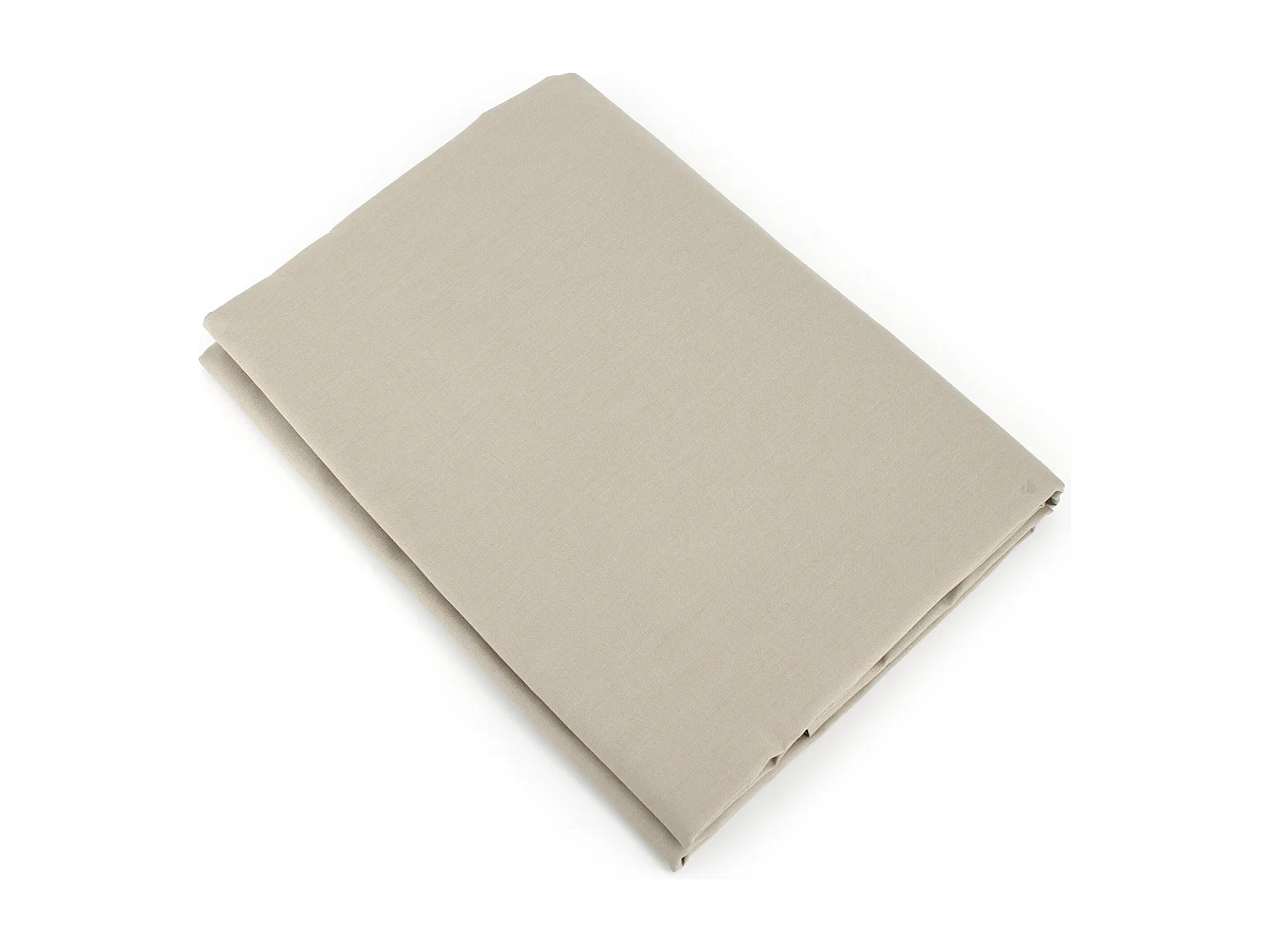 Housse de couette uni 260x240 cm coton ALTO Chamois