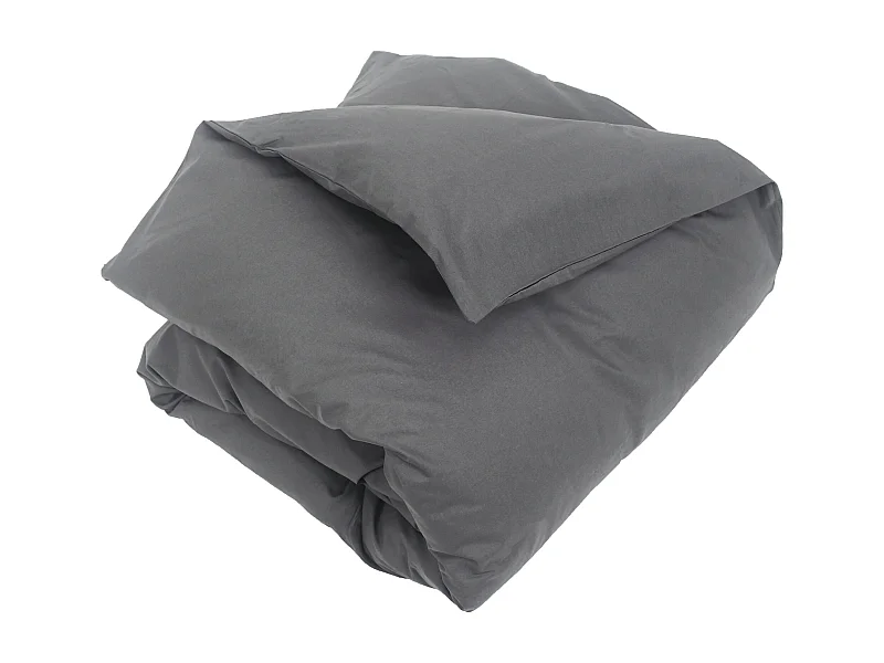 Housse de couette uni 260x240 cm coton ALTO Manhattan