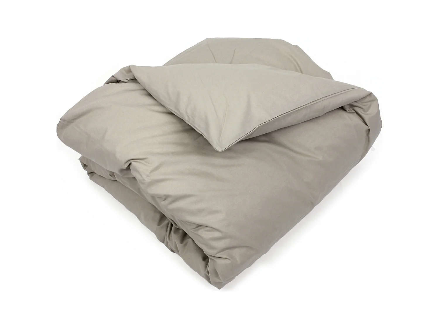 Housse de couette uni 200x200 cm coton ALTO Chamois