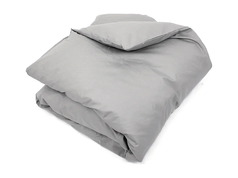 Housse de couette uni 280x240 cm coton ALTO Alu