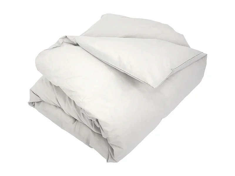 Housse de couette uni 280x240 cm coton ALTO Calcium