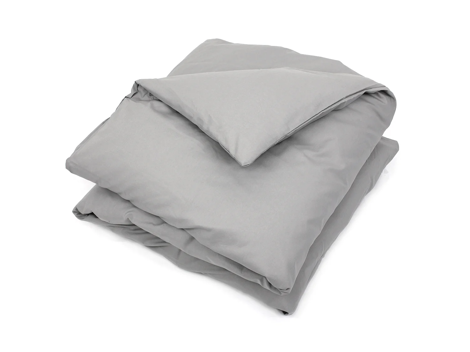 Housse de couette uni 300x240 cm coton ALTO Alu