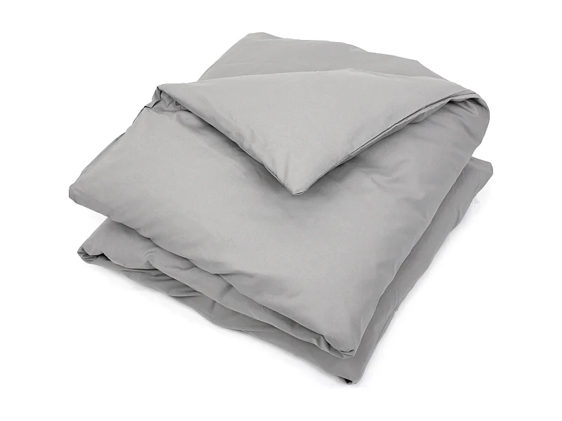 Housse de couette uni 300x240 cm coton ALTO Alu