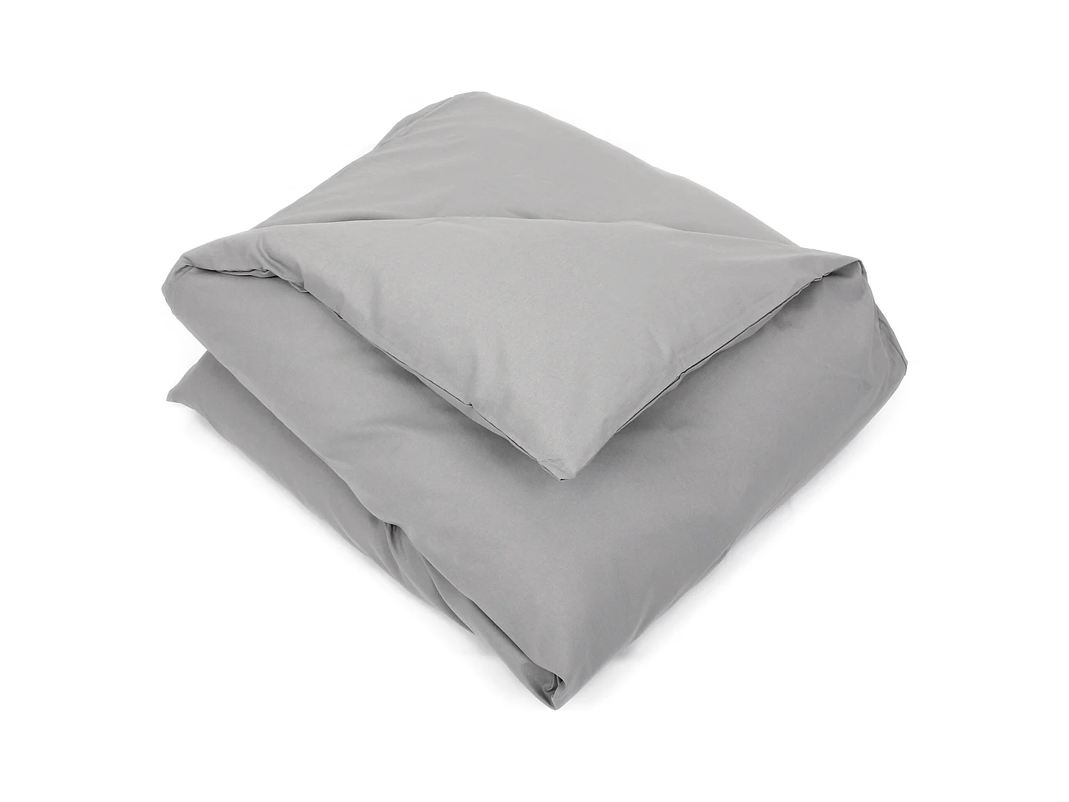 Housse de couette uni 200x200 cm coton ALTO Alu