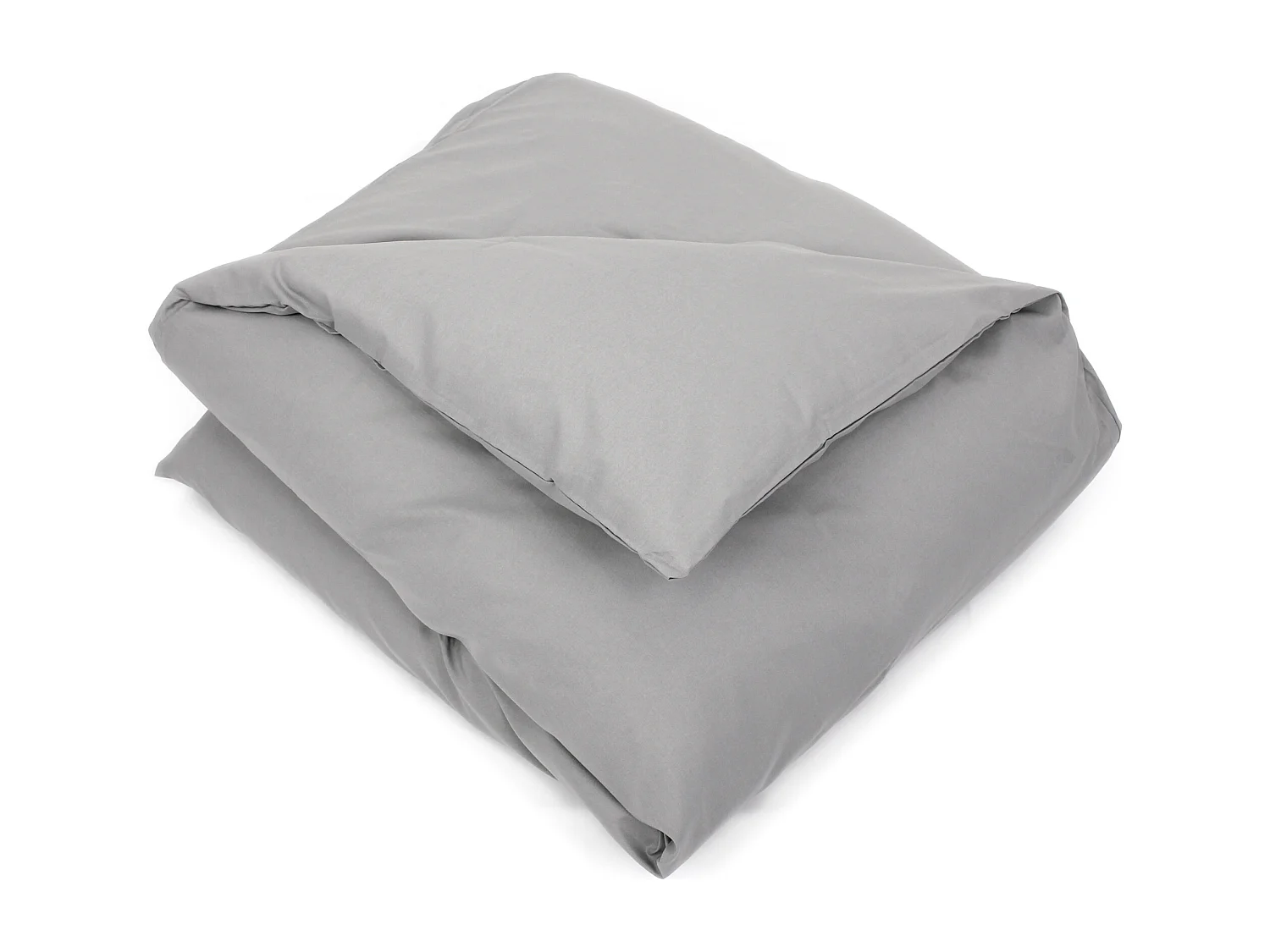 Housse de couette uni 200x200 cm coton ALTO Alu