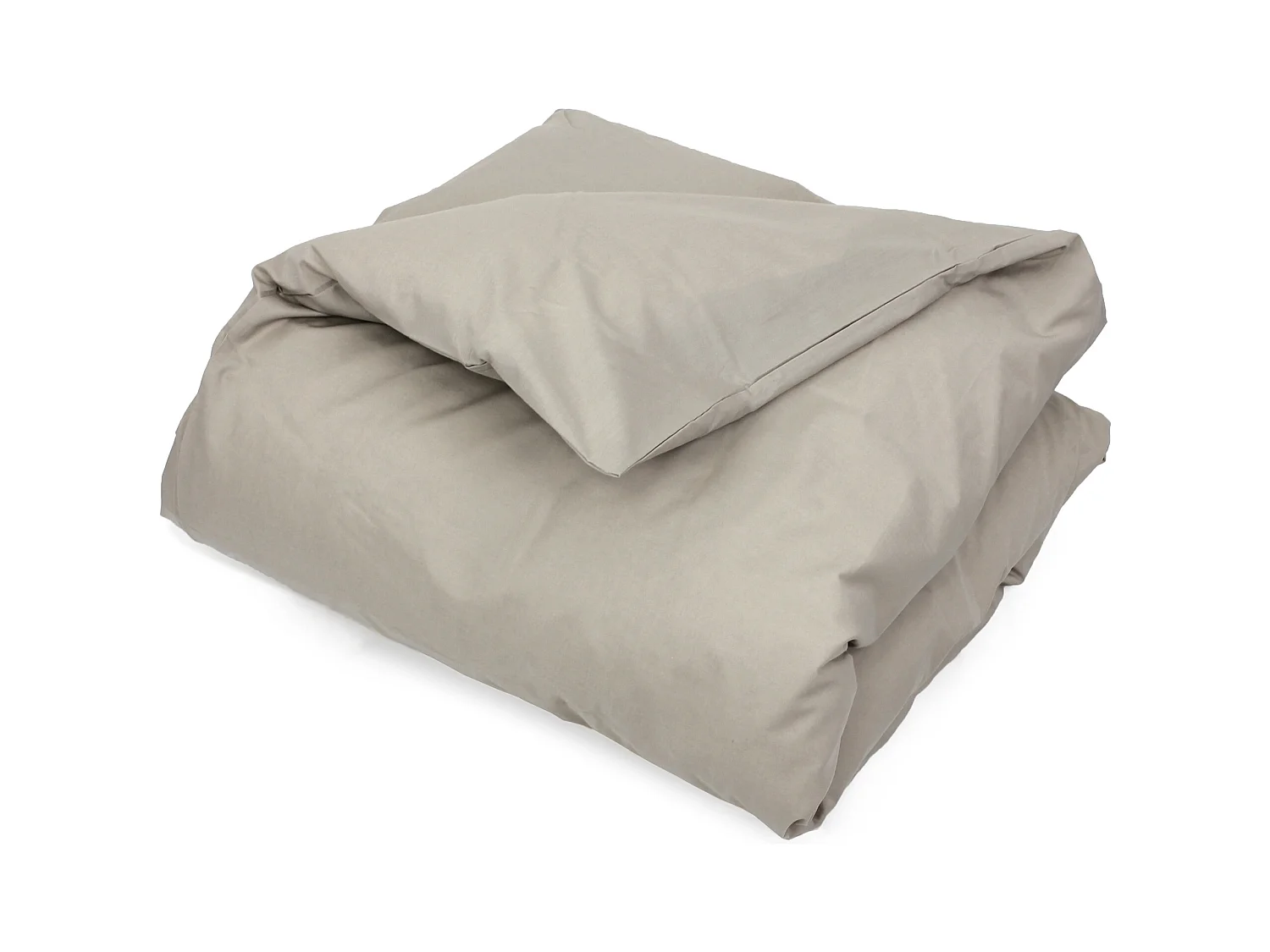 Housse de couette uni 140x200 cm coton ALTO Chamois