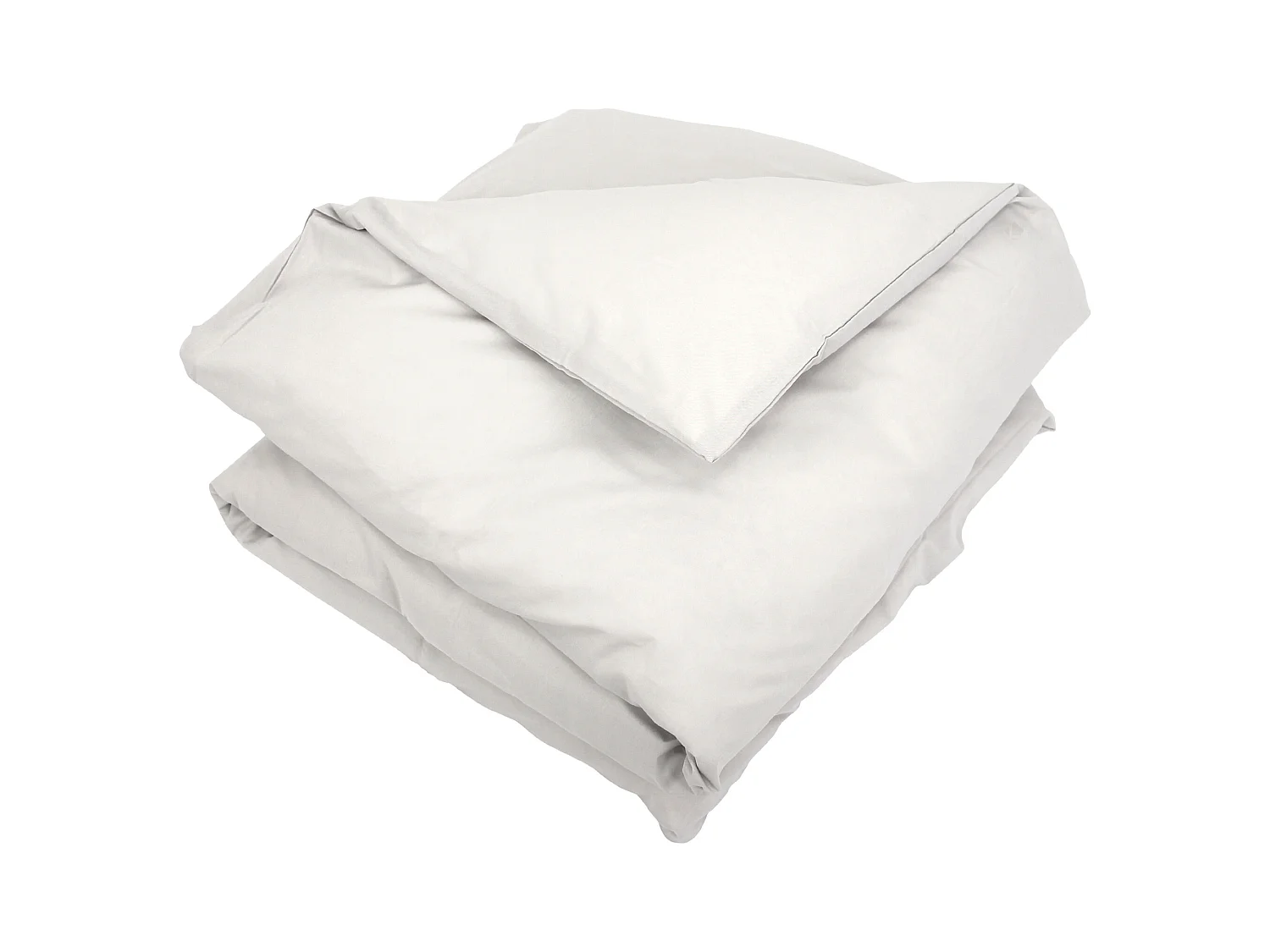 Housse de couette uni 300x240 cm coton ALTO Calcium