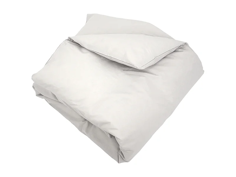 Housse de couette uni 240x220 cm coton ALTO Calcium
