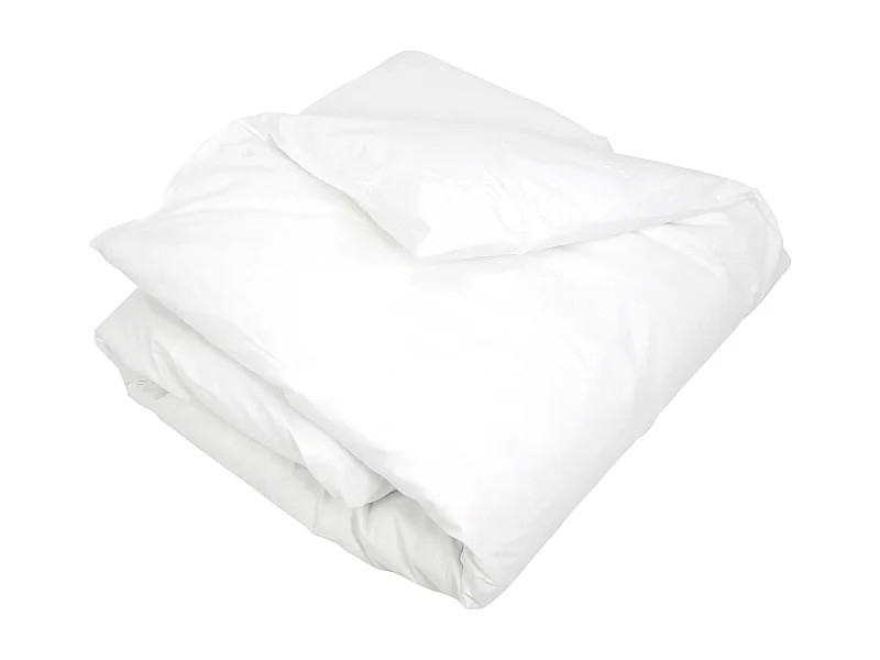 Housse de couette uni 140x200 cm coton ALTO Blanc