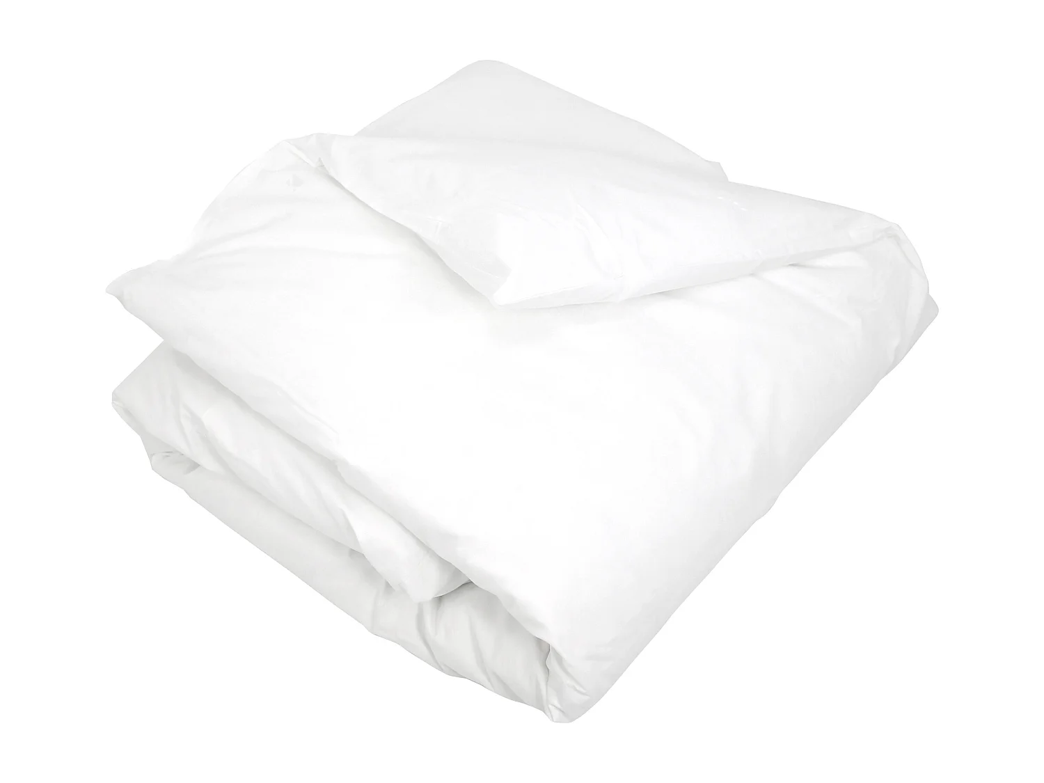 Housse de couette uni 140x200 cm coton ALTO Blanc