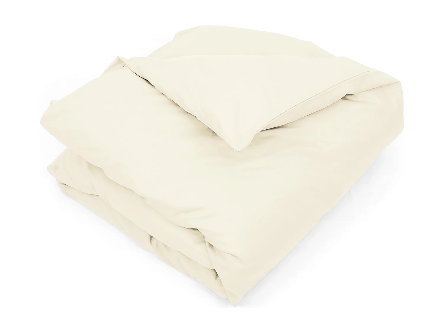 Housse de couette uni 280x240 cm coton ALTO Crème