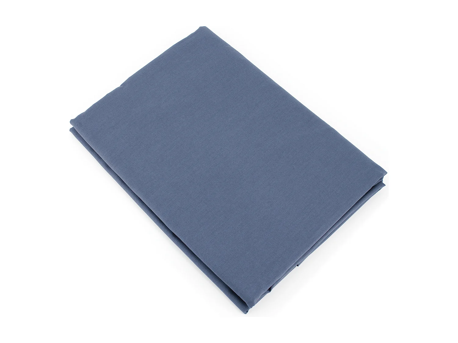 Housse de couette uni 200x200 cm coton ALTO bleu Jean