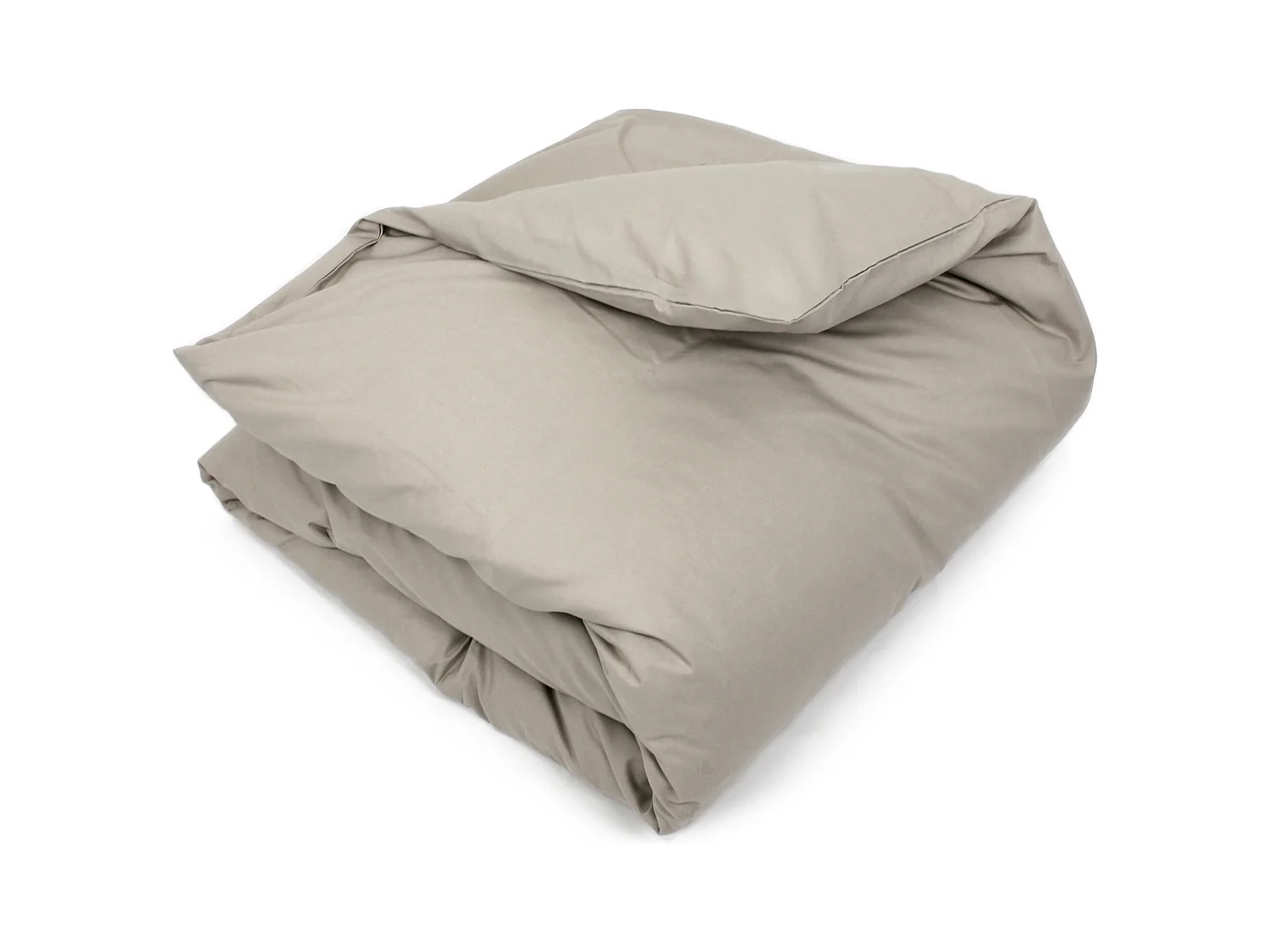 Housse de couette uni 240x220 cm coton ALTO Chamois