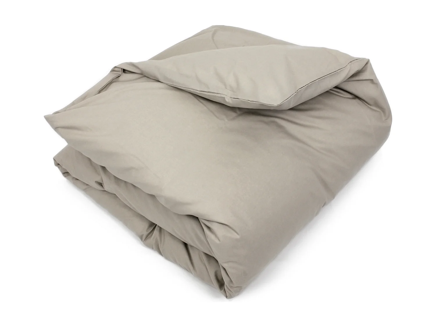 Housse de couette uni 240x220 cm coton ALTO Chamois