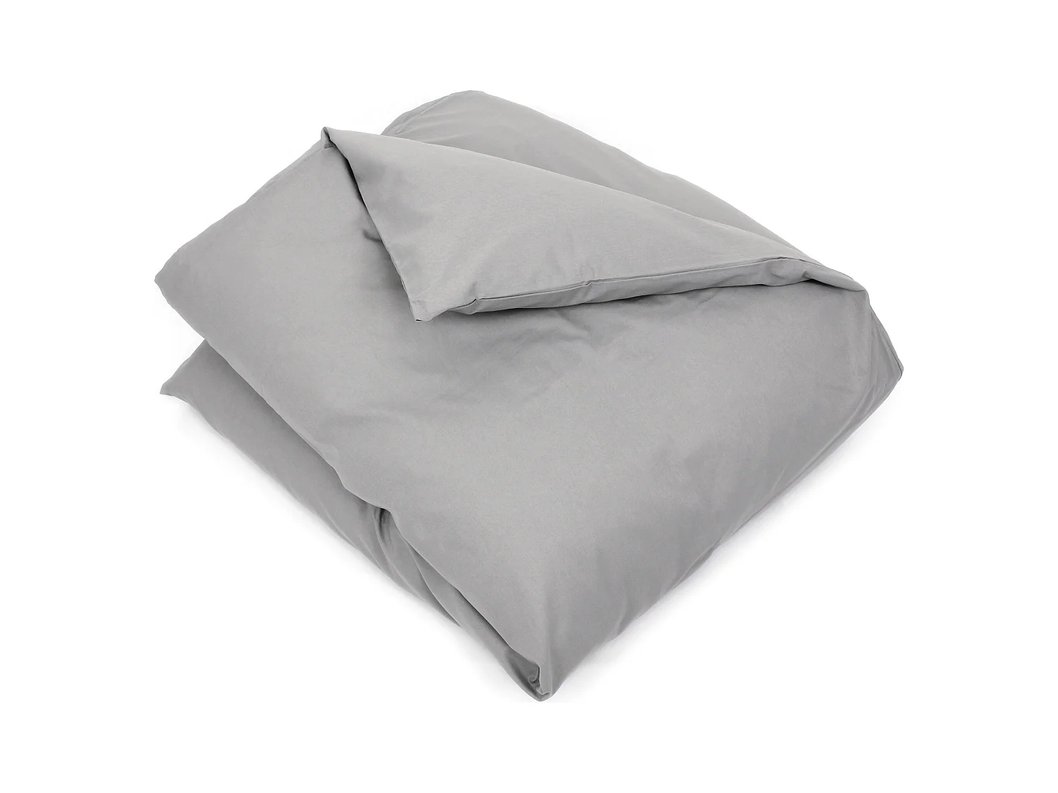 Housse de couette uni 140x200 cm coton ALTO Alu