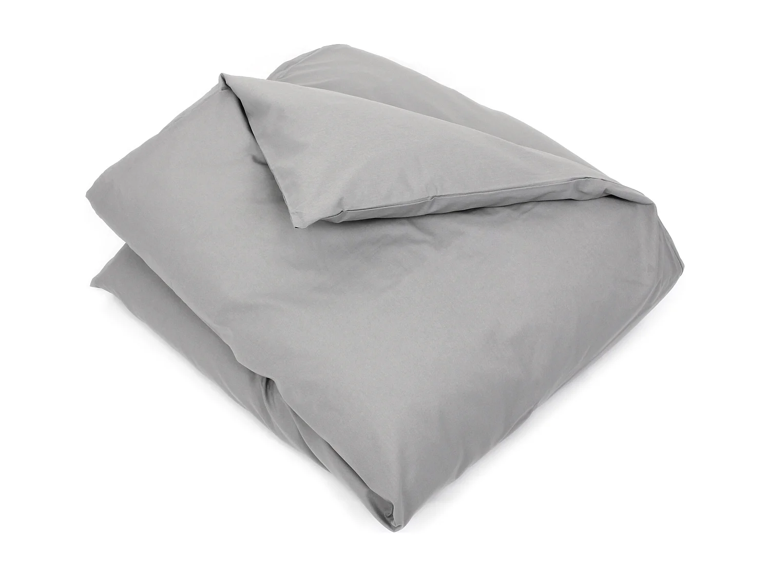 Housse de couette uni 140x200 cm coton ALTO Alu