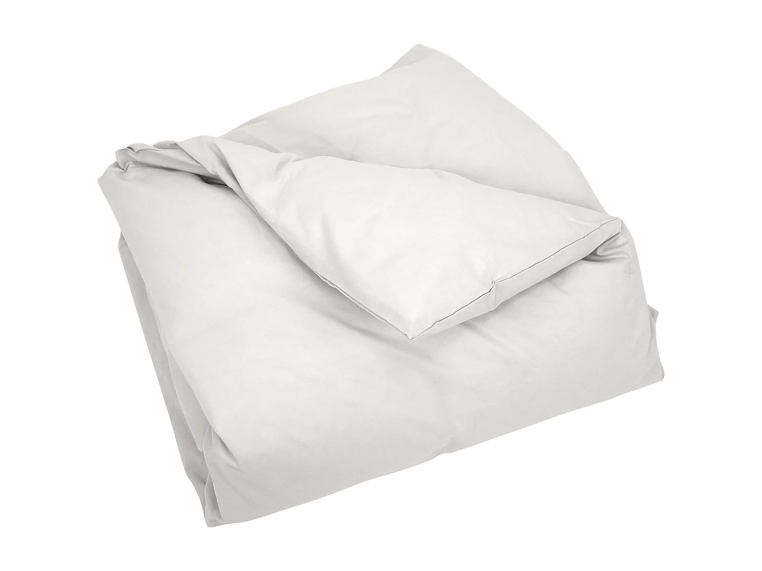 Housse de couette uni 140x200 cm coton ALTO Calcium