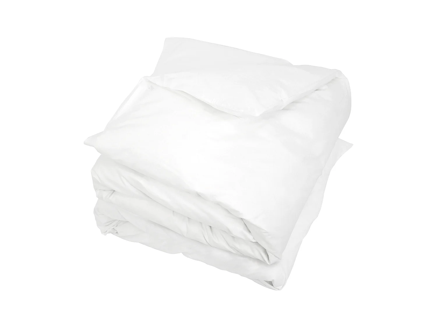 Housse de couette uni 300x300 cm coton ALTO Blanc