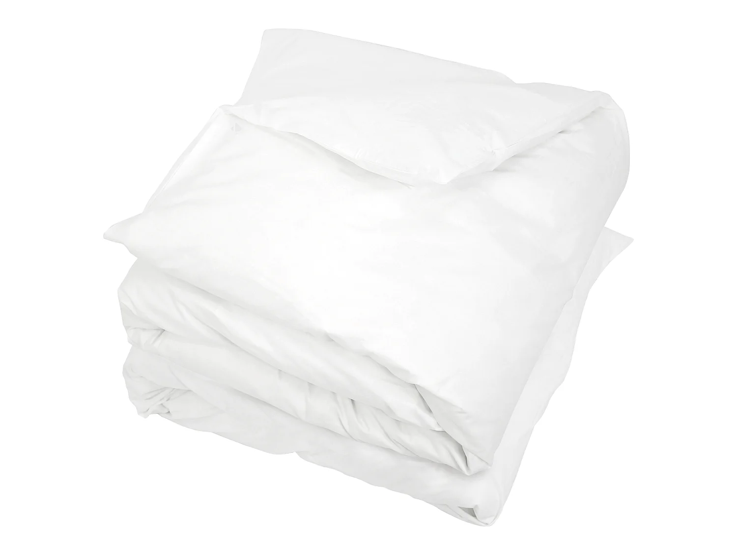 Housse de couette uni 300x300 cm coton ALTO Blanc
